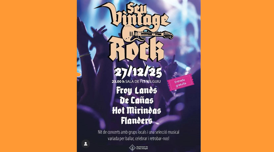 Cartell del Seu Vintage Rock