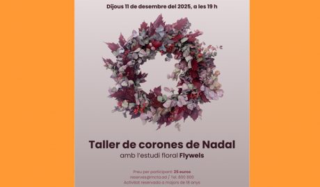 Cartell anunciant el taller artesanal