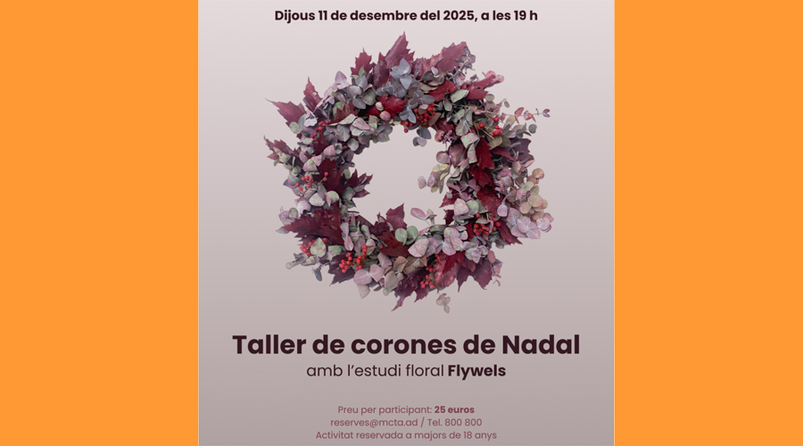 Cartell anunciant el taller artesanal (MCTA)