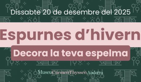 Cartell anunciant el taller