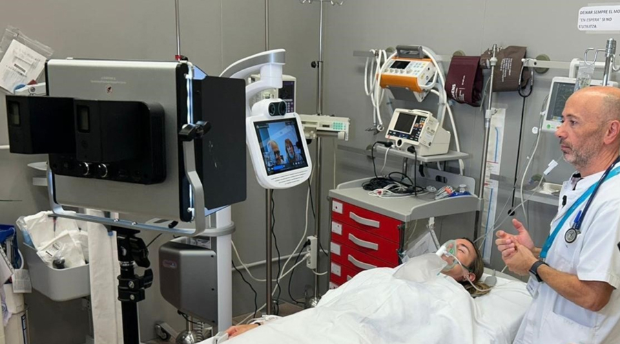 Tele UCI de l'Hospital Comarcal del Pallars (Foto: Hospital Comarcal del Pallars)