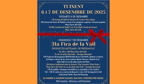 El cartell anunciador de la fira