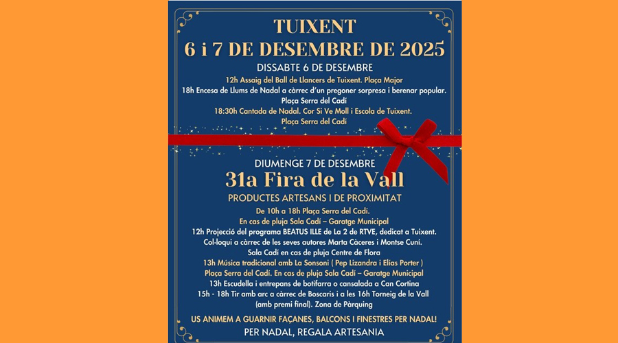 El cartell anunciador de la fira