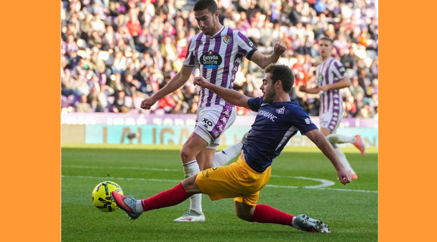 Els tricolors han assaltat aquest dissabte el camp del Valladolid (FC Andorra)