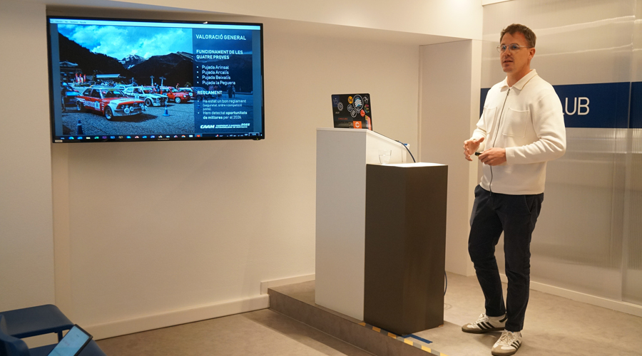 Joel Capdevila durant la valoració de la temporada