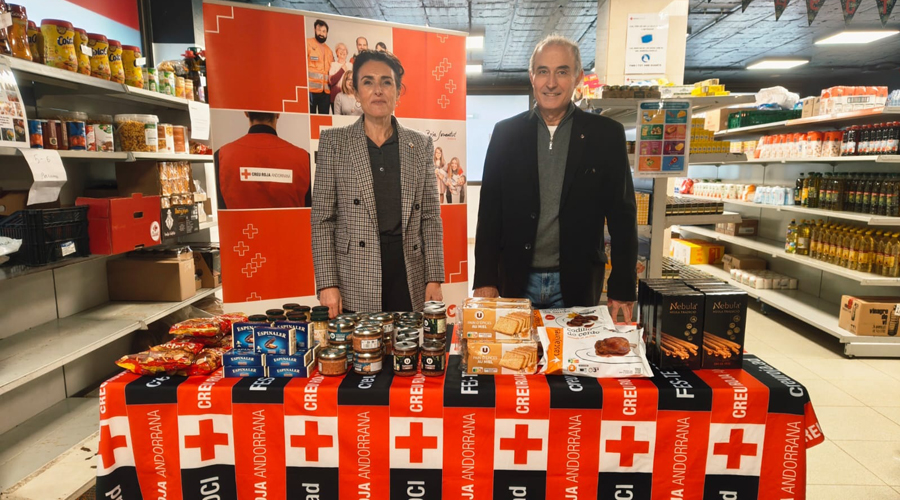 Vicky Marrugat i Martí Bové. Foto: Creu Roja Andorrana)