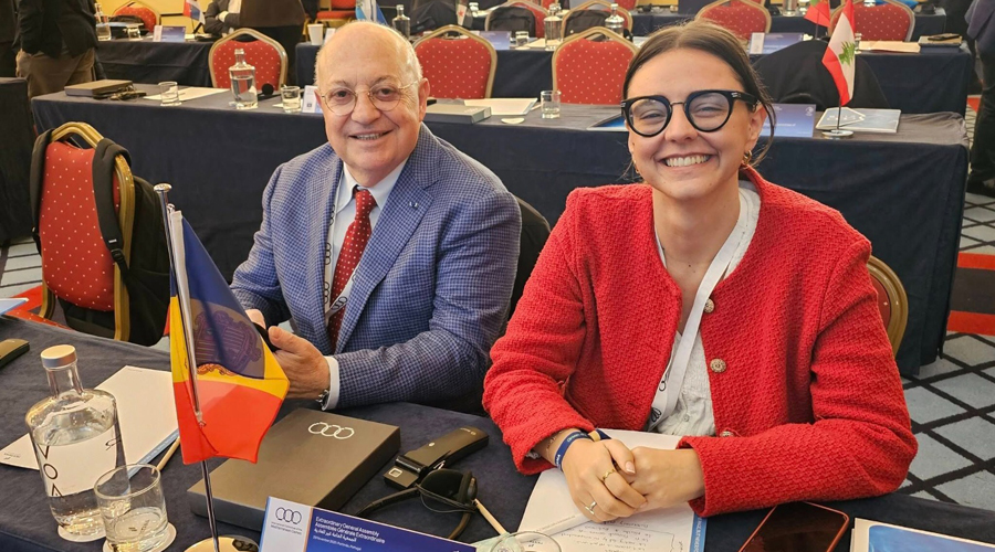 Xavier Espot Miró durant l'assemblea extraordinària de la ICMG (COA)