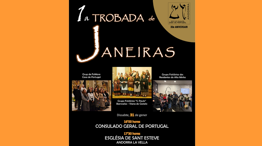 Cartell anunciador de l'activitat (Grup de Folklore Casa de Portugal)