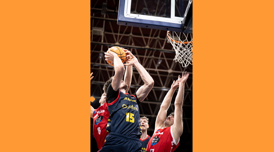 Imatge del partit entre el BC Andorra i el Breogán (ACB)