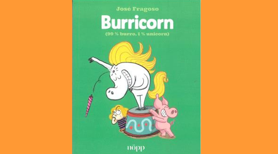 Portada del llibre infantil "Burricorn"