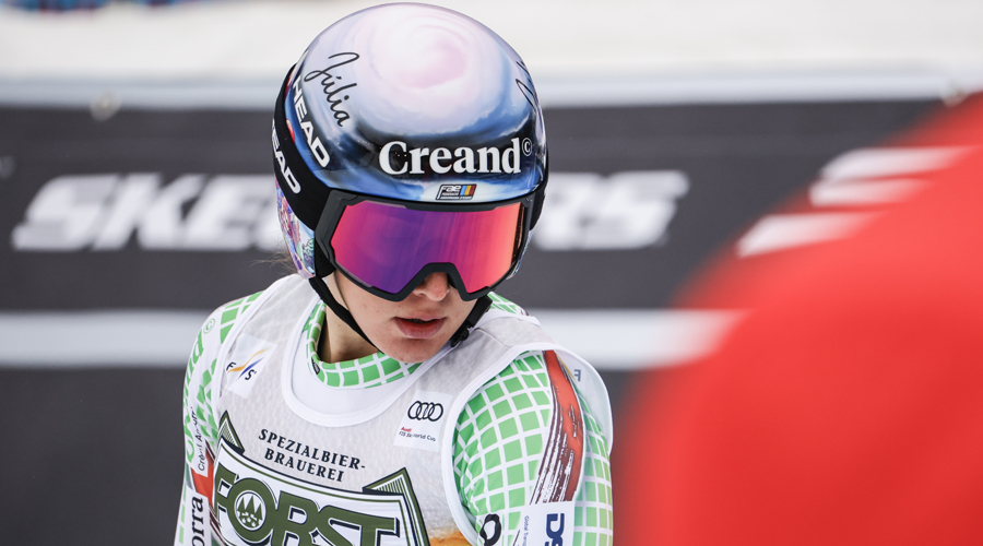 Cande Moreno, a la passada Copa del Món de Tarvisio. Foto: Agence Zoom