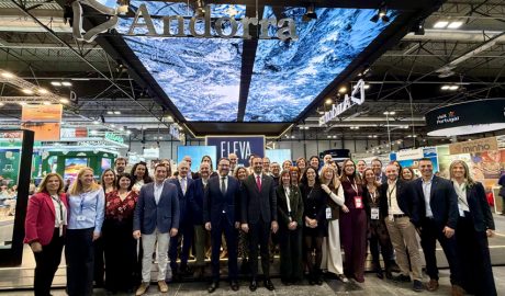 La nombrosa delegació andorrana a Fitur