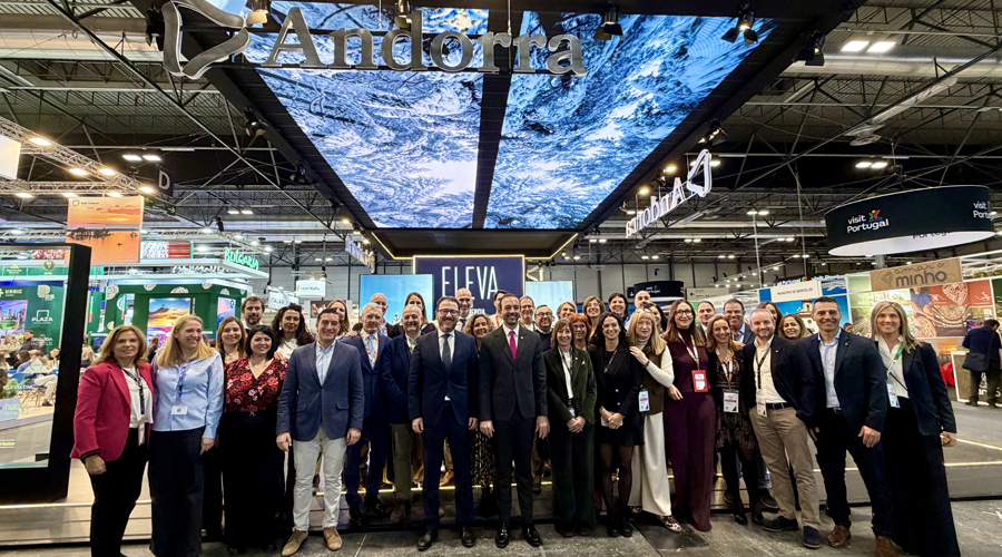 La nombrosa delegació andorrana a Fitur (Andorra Turisme)