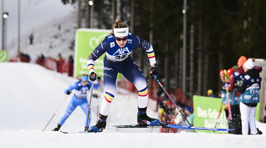 Gina del Rio, a l'sprint d'Oberhof de la WC. Foto: Nordic Focus