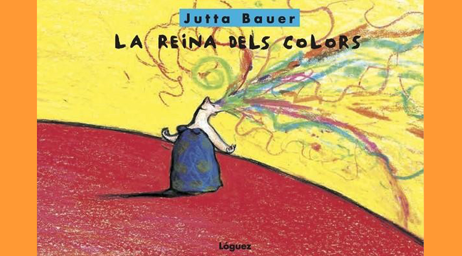 Coberta del llibre infantil "La reina dels colors"