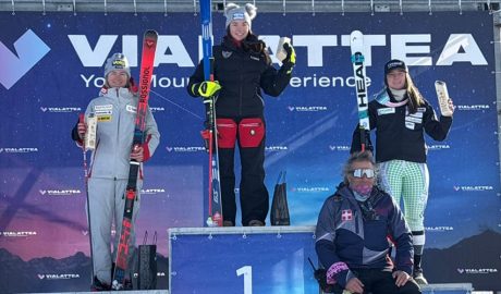 Medina, a la dreta, tercera a Sestriere