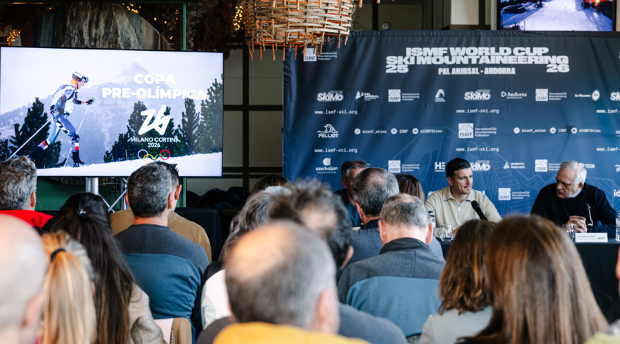 Presentació de la 15a edició de la Copa del Món d’Esquí de Muntanya ISMF Comapedrosa Andorra. Foto: Cedida
