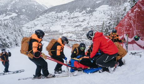 Una imatge del simulacre de rescat