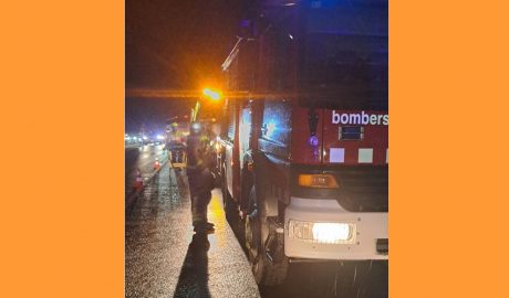 Accident de trànsit a la C-14 a Fígols i Alinyà