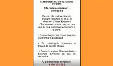 Missatge d'Afers Exteriors a les xarxes socials