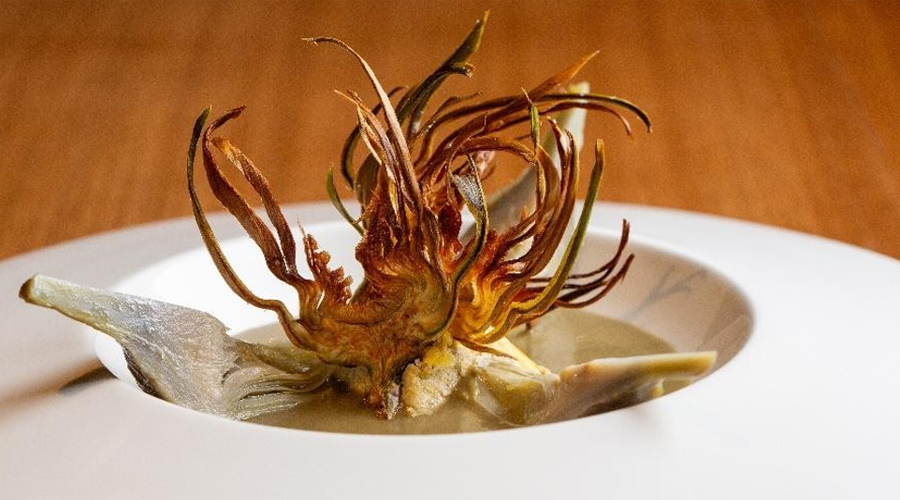 Un dels plats elaborats, enguany, a l'Andorra a Taula (Unió Hotelera d'Andorra)