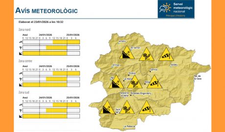 Avís groc per nevades