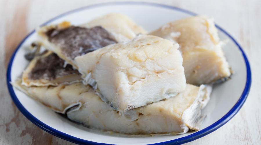 Un plat amb bacallà dessalat