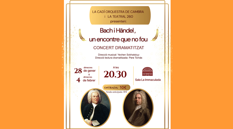 Les dues funcions es faran el 28 de gener i el 4 de febrer