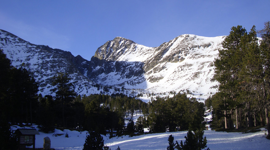 El Canigó enfarinat de neu