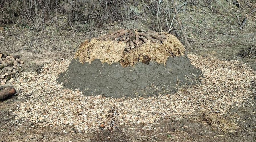 Carbonera feta per Integra Pirineus (Foto: Integra Pirineus)