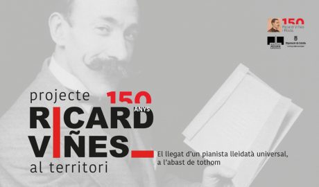Cartell del cicle de conferències i concerts 'Ricard Viñes al territori'
