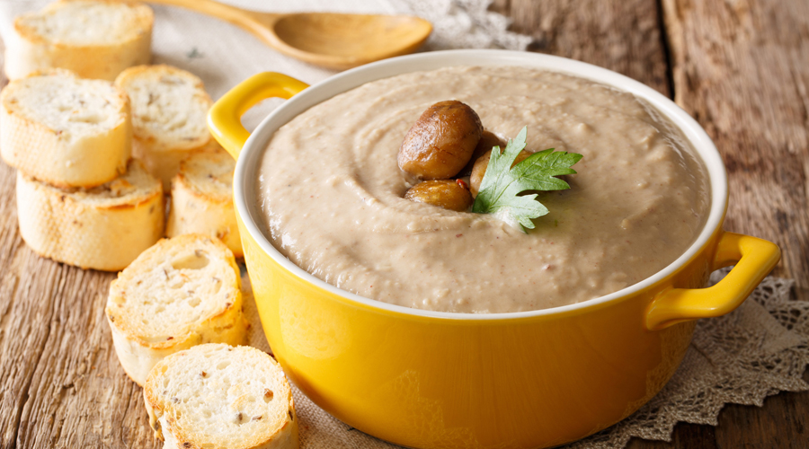 Una reconfortant crema de castanyes