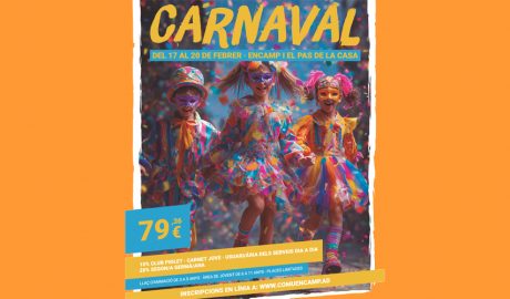 Cartell anunciador de les activitats de carnaval
