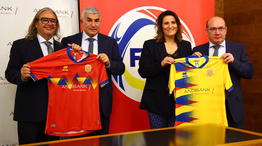 El conveni entre Andbank i la FAF s'ha rubricat aquest mateix dimecres (Andbank)