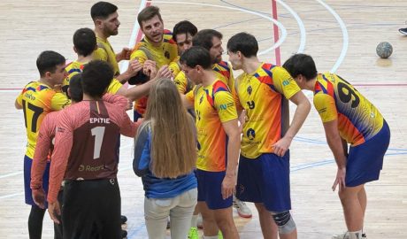 Jugadors de l'Handbol Club Serradells