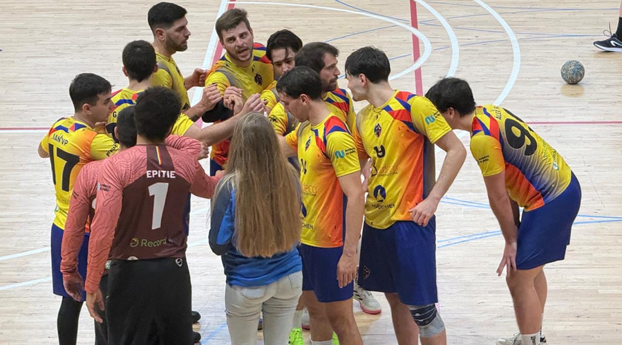Jugadors de l'Handbol Club Serradells. Foto: cedida