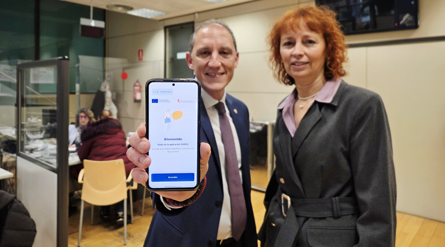 José Crespín i Núria Llebot. Foto: Subdelegació