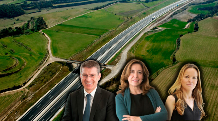 Miguel Jurado (Rubau), Ana Vallés (Sorigué) i Patricia Romero (Romero Polo)