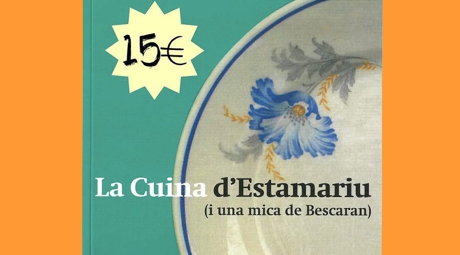 Coberta del llibre "La cuina d'Estamariu (i una mica de Bescaran)"