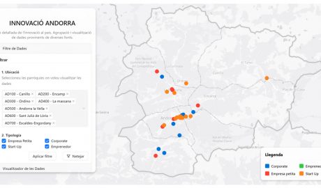 El mapa interactiu d'empreses innovadores