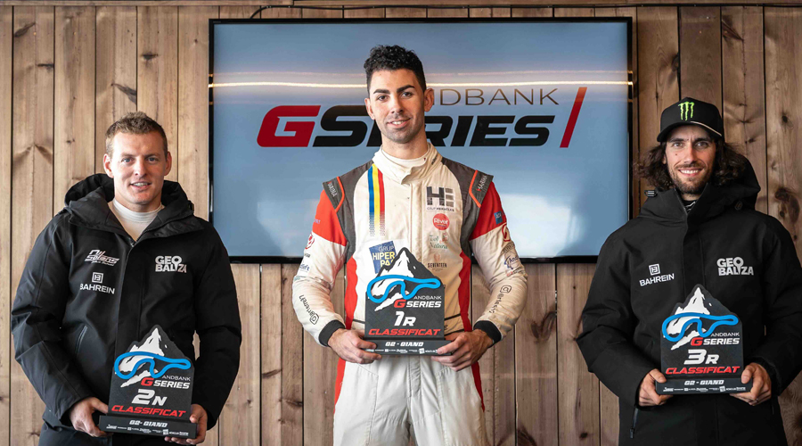 El podi de la categoria reina (Andbank GSeries)