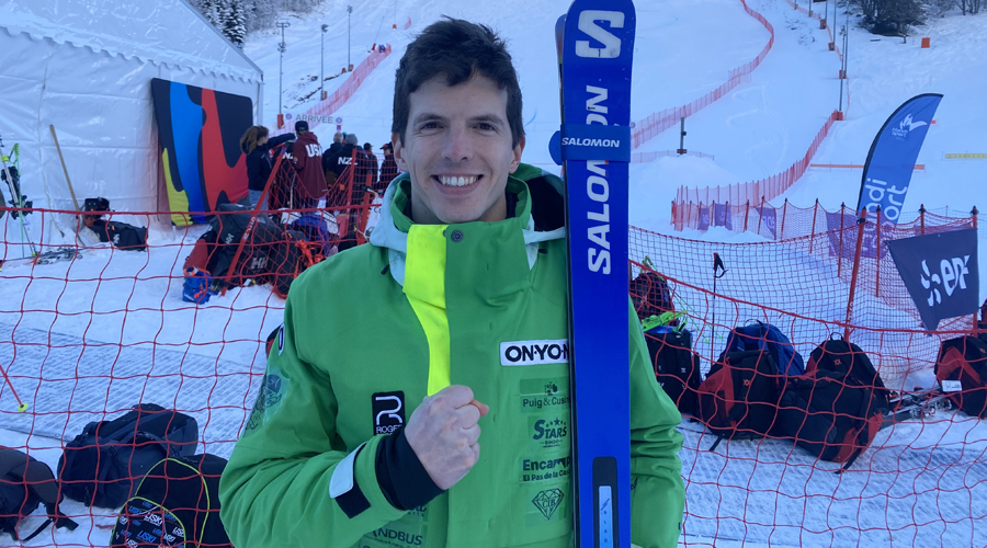 Satisfacció de Roger Puig pel vuitè lloc (Ignasi Puig)