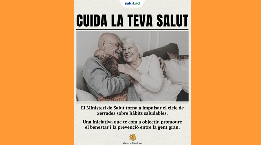 Cartell del cicle "Cuida la teva salut" (SFGA)