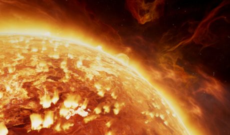 El sol amb tot el seu apogeu