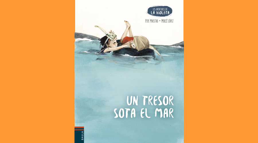 Portada del llibre infantil "Un tresor sota el mar"