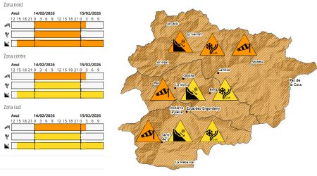 Mapa d'avís taronja