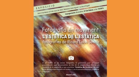 Cartell anunciant l'exposició de Ricard Lobo Sastre