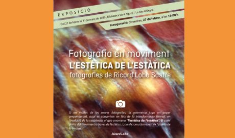 Cartell anunciant l'exposició de Ricard Lobo Sastre