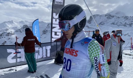 Roger Puig, aquest dimecres a Tignes
