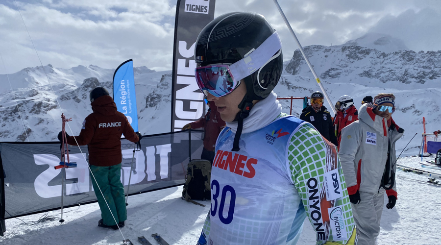 Roger Puig, aquest dimecres a Tignes